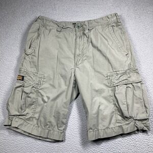 Polo Shorts Mens 34 Olive Green Cargo 12 in Inseam‎ Military Surplus Gorpcore